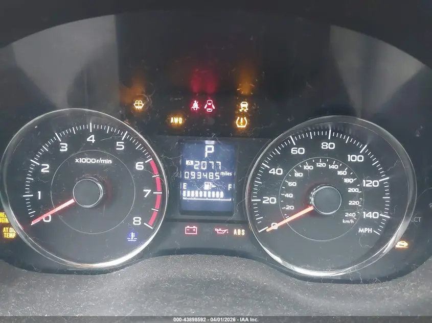 2015 SUBARU FORESTER 2.5I TOURING