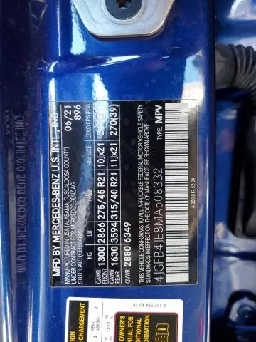 2021 MERCEDES-BENZ GLE 350  