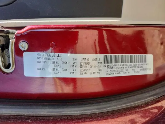 2020 CHRYSLER PACIFICA TOURING L  