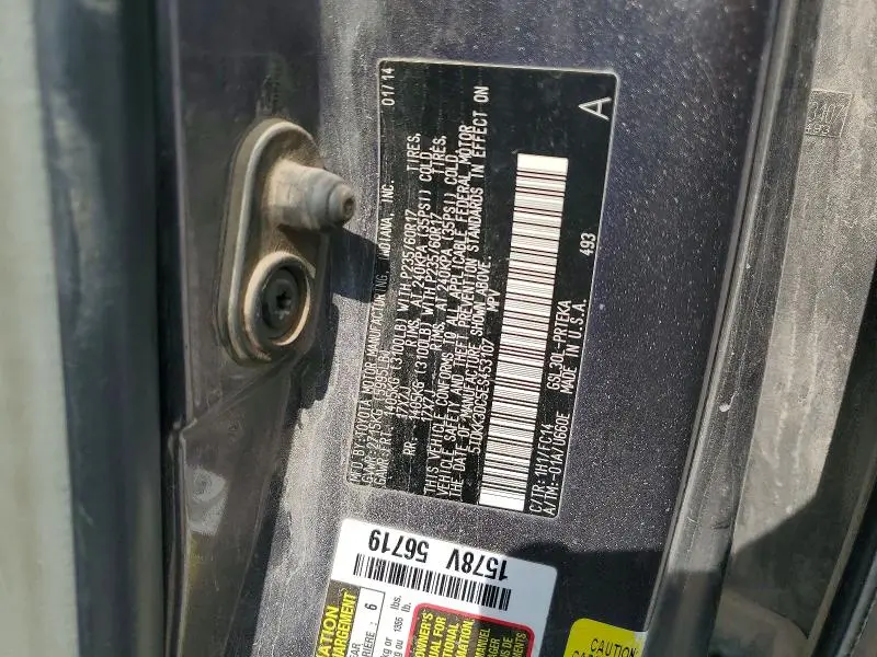 2014 TOYOTA SIENNA LE  