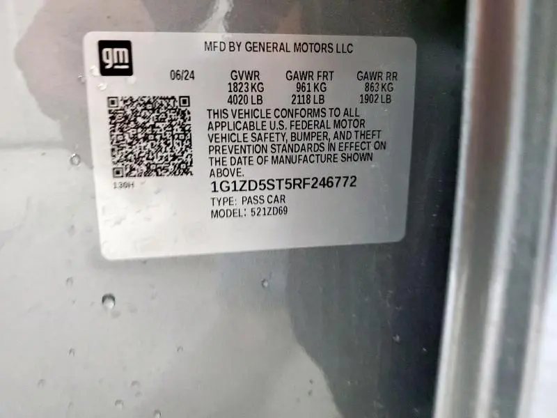 2024 CHEVROLET MALIBU LT  