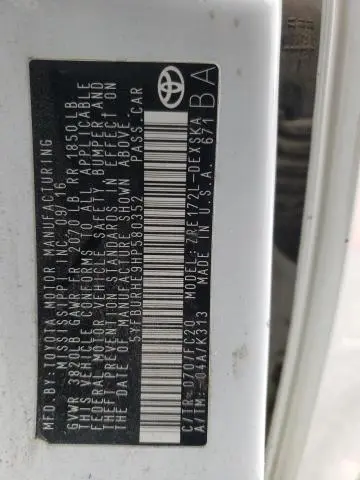 2017 TOYOTA COROLLA L