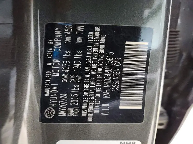 2024 HYUNDAI ELANTRA LIMITED  