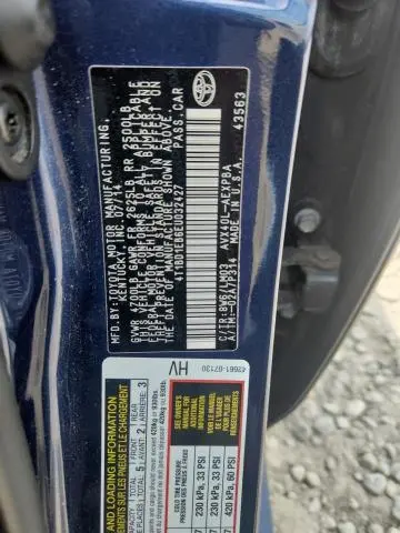 2014 TOYOTA AVALON HYBRID  