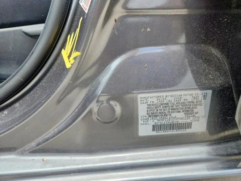 2025 NISSAN VERSA S  