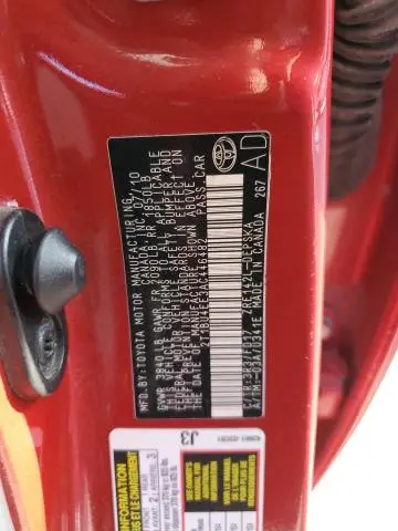 2010 TOYOTA COROLLA BASE  