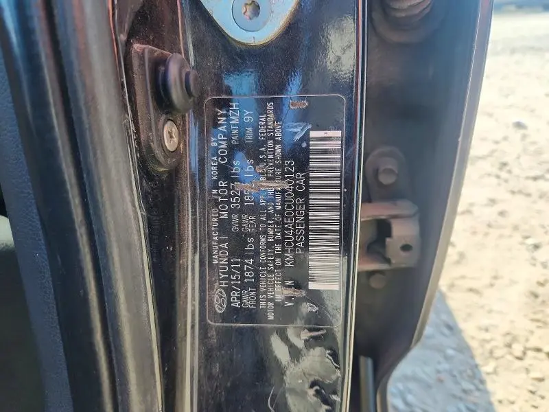 2012 HYUNDAI ACCENT GLS  