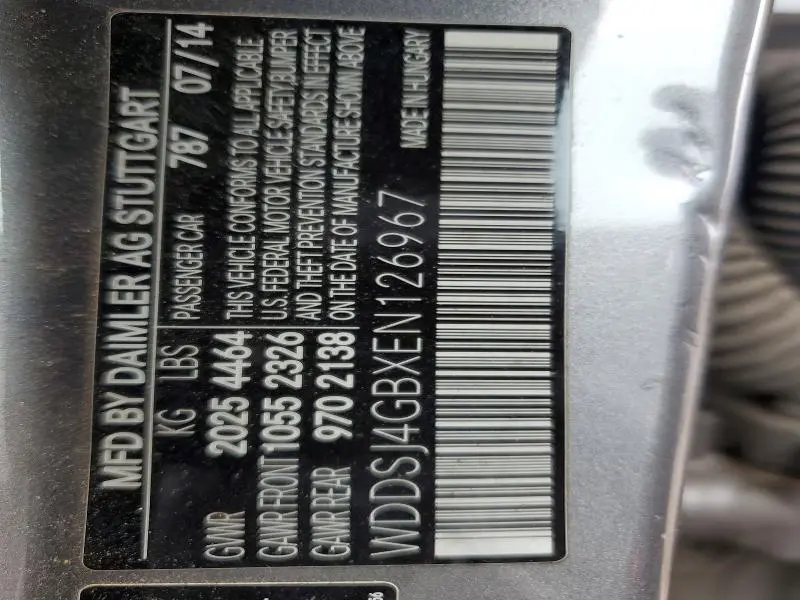 2014 MERCEDES-BENZ CLA 250 4MATIC  