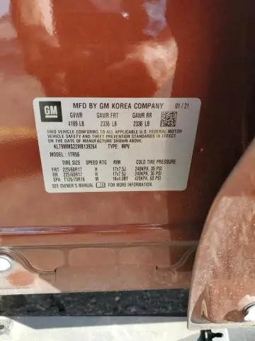 2021 CHEVROLET TRAILBLAZER LS  