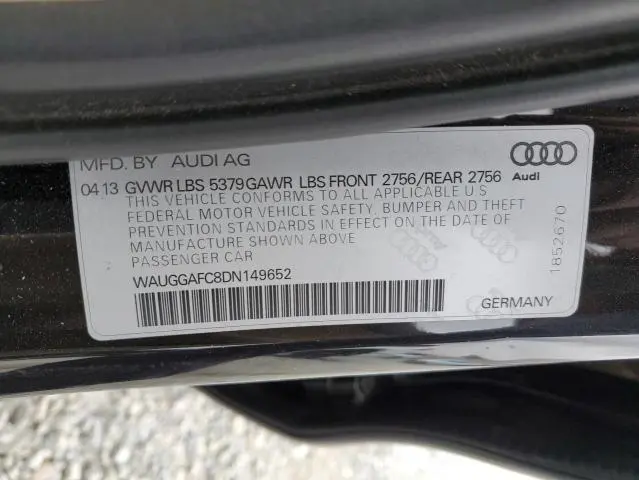 2013 AUDI A6 PREMIUM PLUS  
