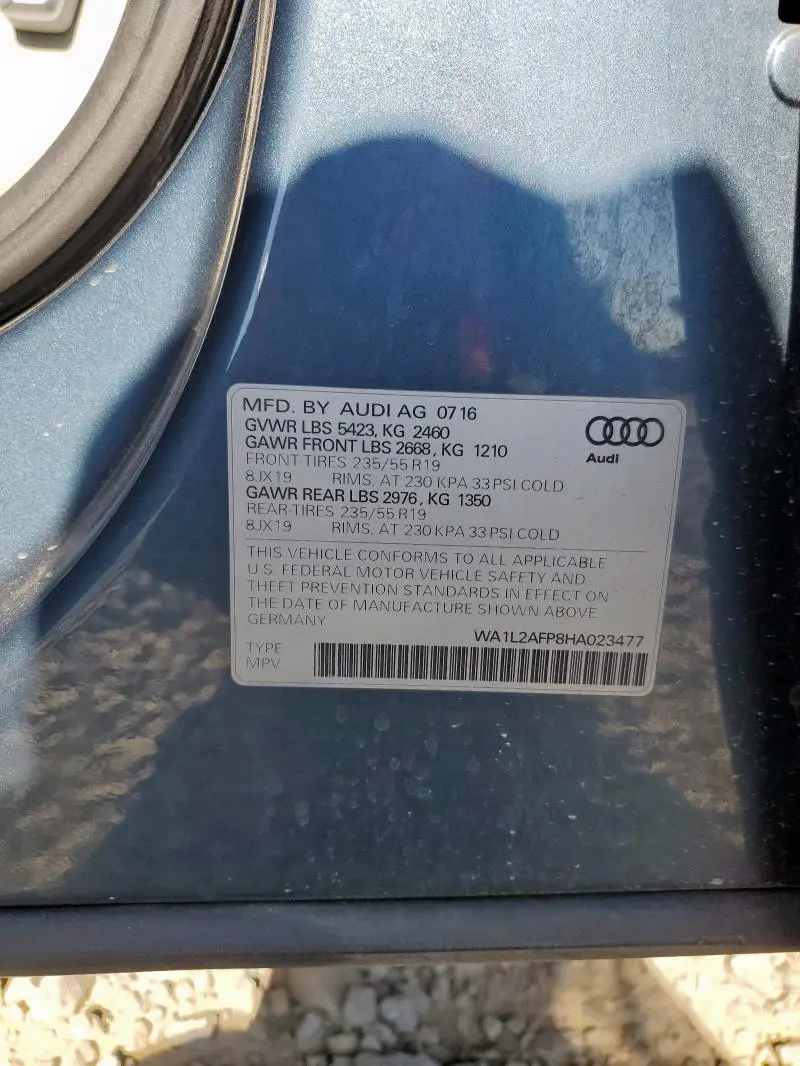 2017 AUDI Q5 PREMIUM PLUS  