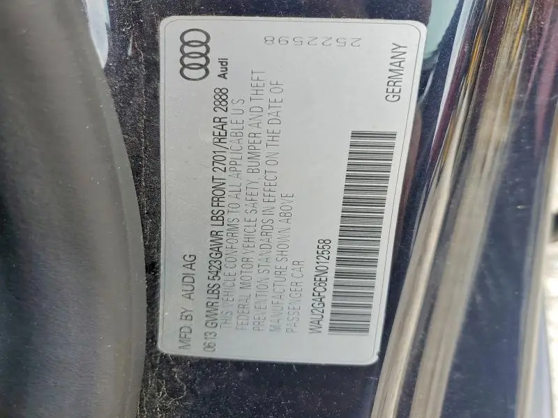 2014 AUDI A7 PRESTIGE  
