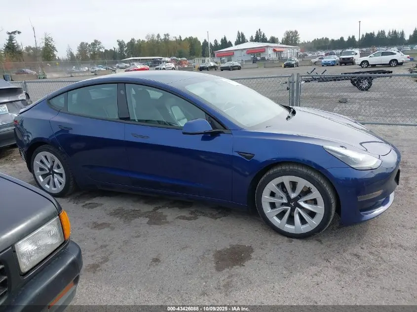 2022 TESLA MODEL 3 REAR-WHEEL DRIVE