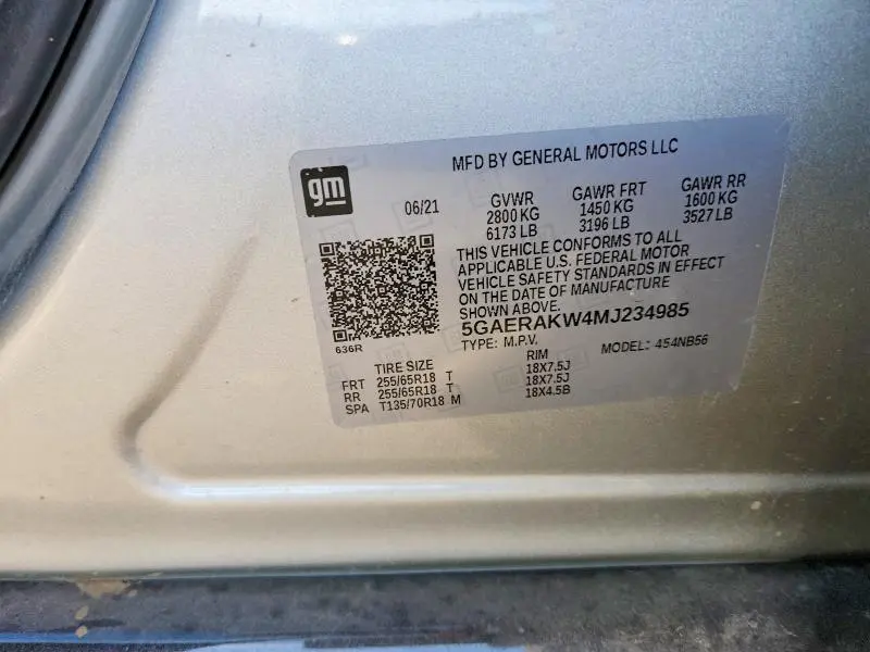 2021 BUICK ENCLAVE PREFERRED  