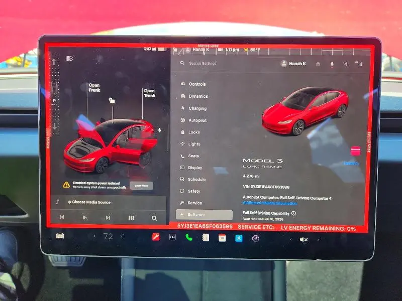 2025 TESLA MODEL 3   