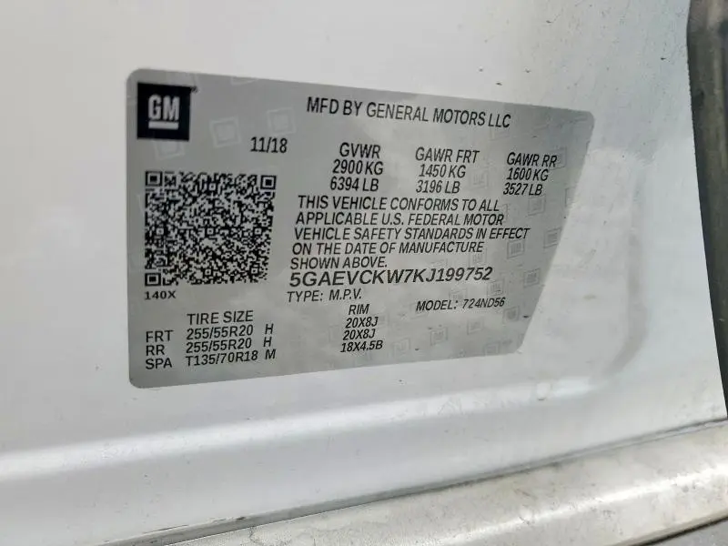 2019 BUICK ENCLAVE AVENIR  