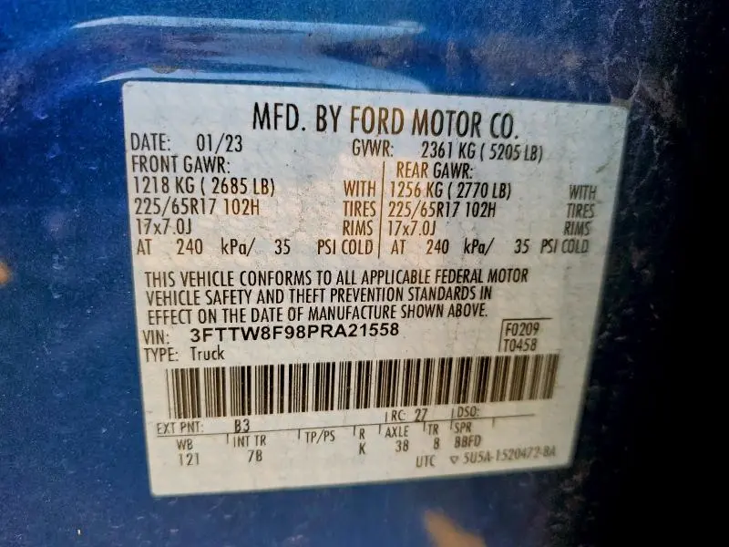 2023 FORD MAVERICK XL  