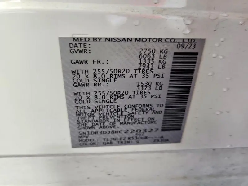 2024 NISSAN PATHFINDER PLATINUM  