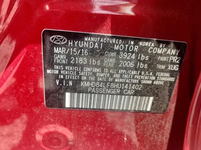 2017 HYUNDAI ELANTRA SE  