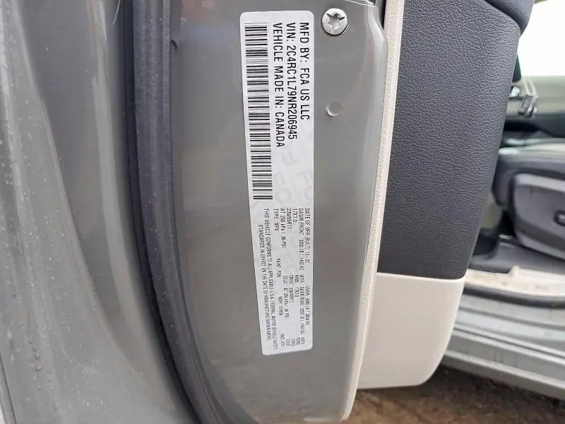 2022 CHRYSLER PACIFICA HYBRID TOURING L  