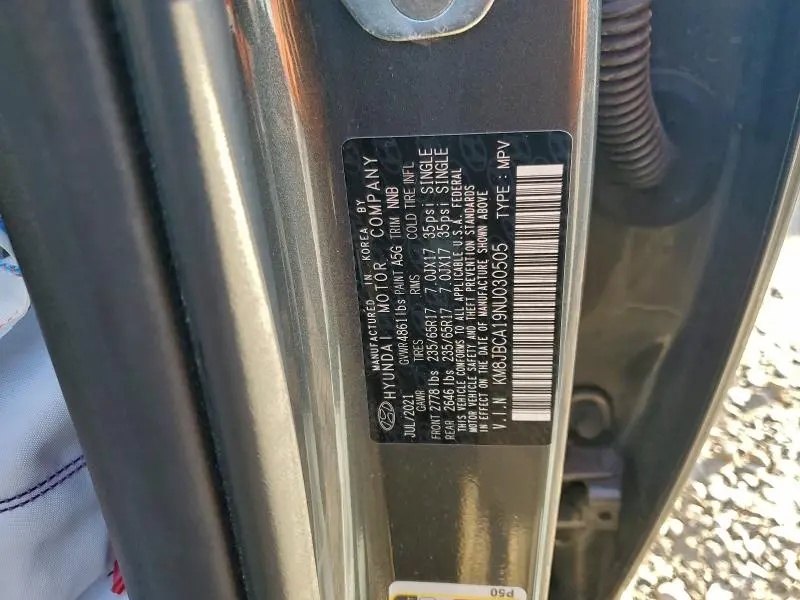 2022 HYUNDAI TUCSON BLUE  