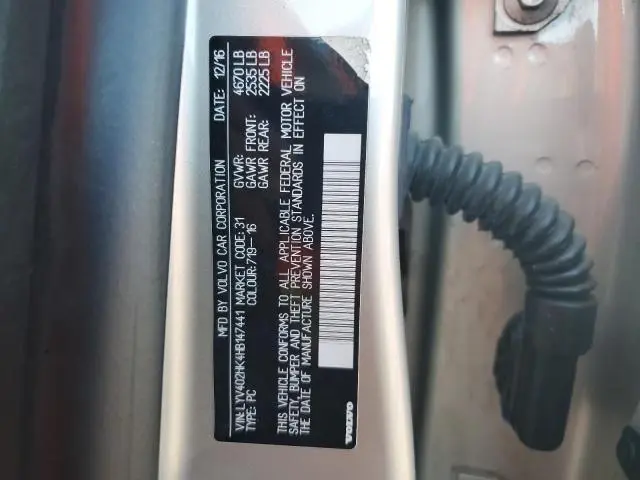 2017 VOLVO S60 PREMIER  