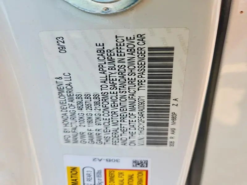 2024 HONDA ACCORD HYBRID SPORT  