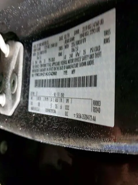 2019 FORD ESCAPE SEL  