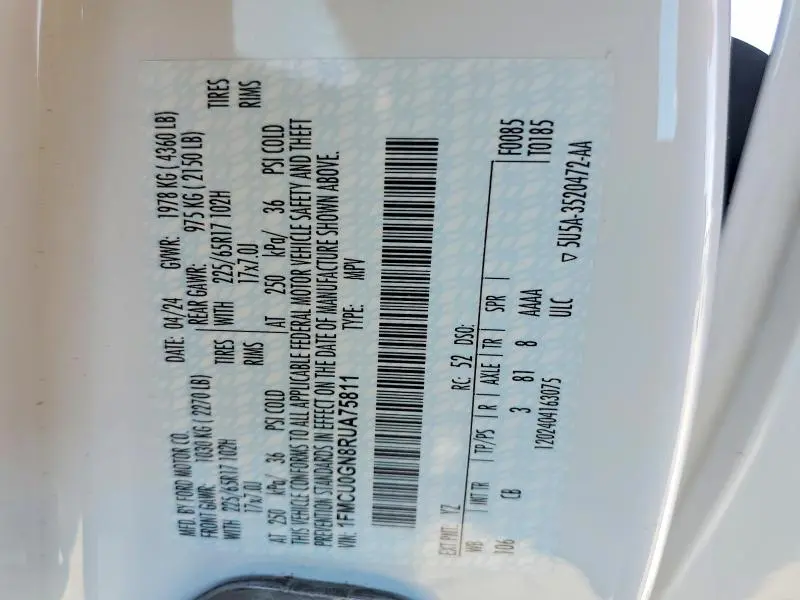 2024 FORD ESCAPE ACTIVE  