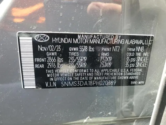 2023 HYUNDAI SANTA FE SEL PREMIUM  