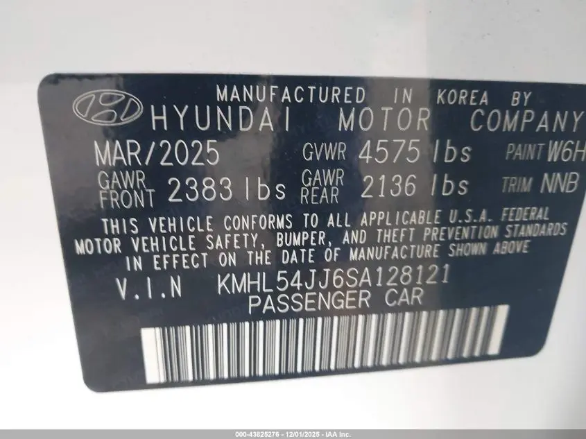 2025 HYUNDAI SONATA HYBRID LIMITED