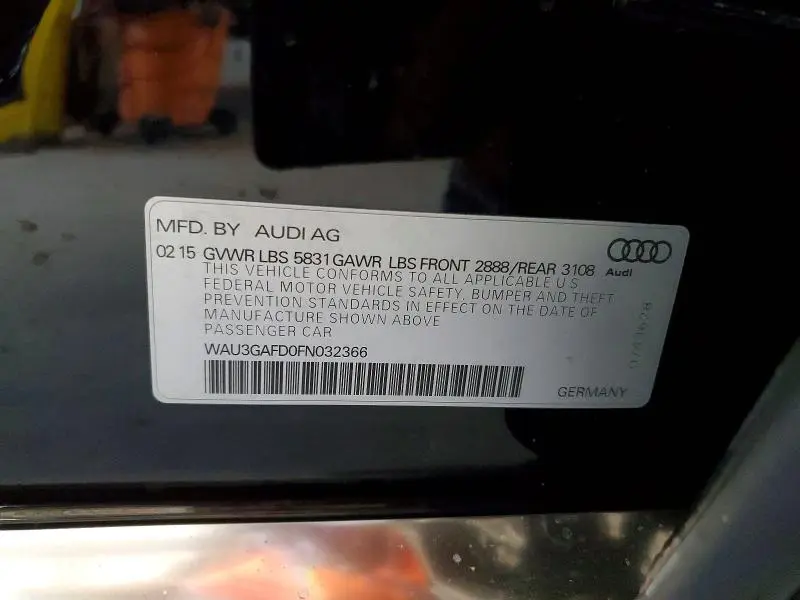 2015 AUDI A8 L QUATTRO  