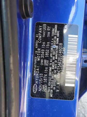 2014 HYUNDAI ACCENT GLS  