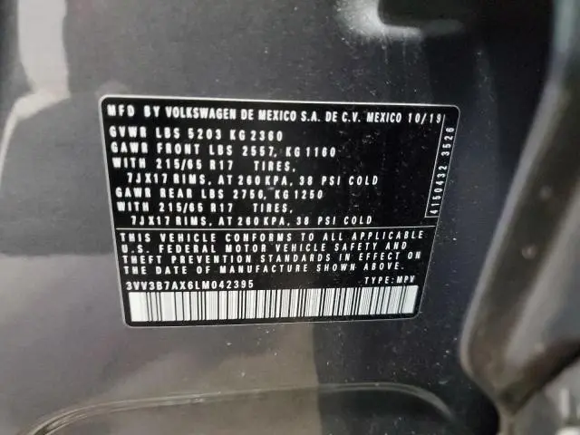 2020 VOLKSWAGEN TIGUAN SE