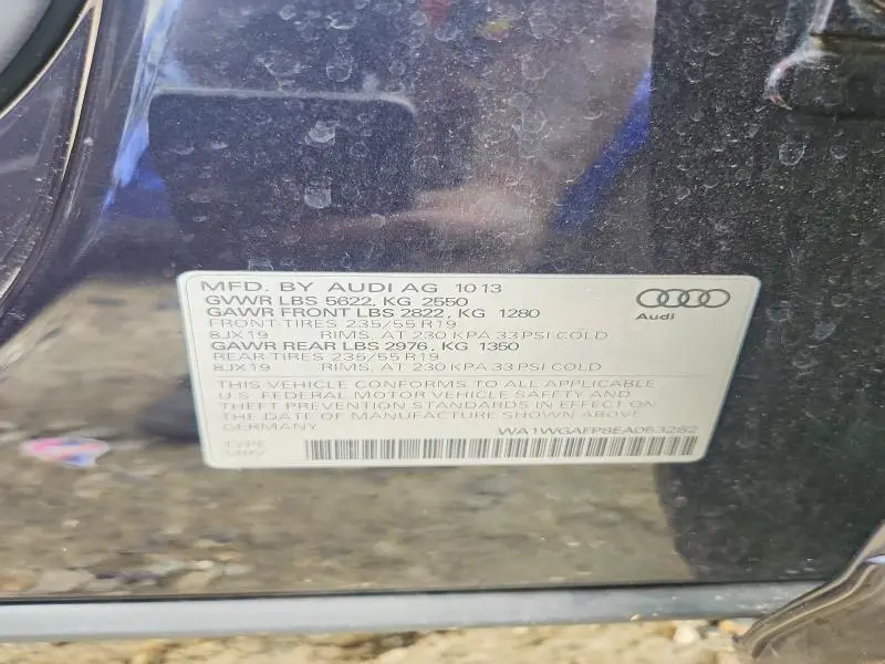 2014 AUDI Q5 PRESTIGE  