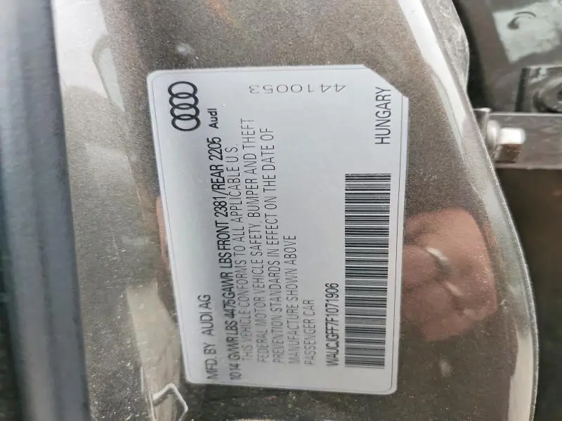 2015 AUDI A3 PREMIUM PLUS  