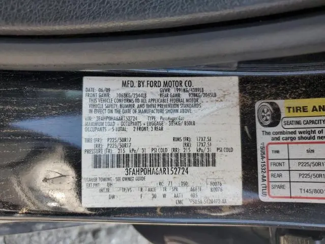 2010 FORD FUSION SE  