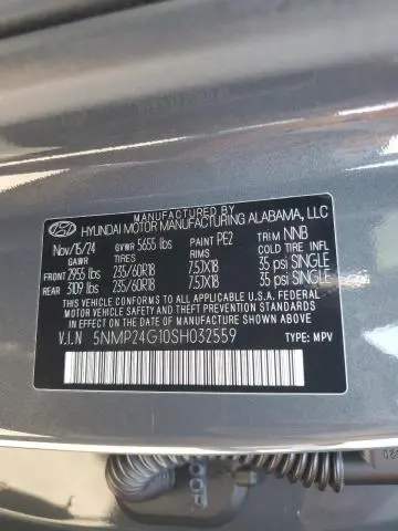 2025 HYUNDAI SANTA FE SEL  