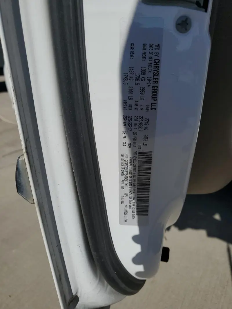 2015 CHRYSLER TOWN & COUNTRY TOURING  