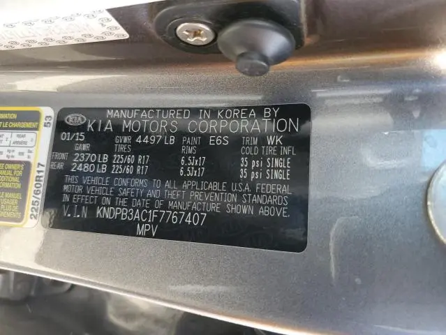 2015 KIA SPORTAGE LX  