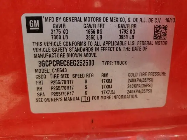 2014 CHEVROLET SILVERADO C1500 LT  