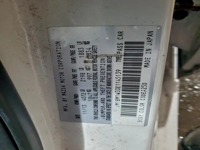 2014 MAZDA 3 GRAND TOURING  