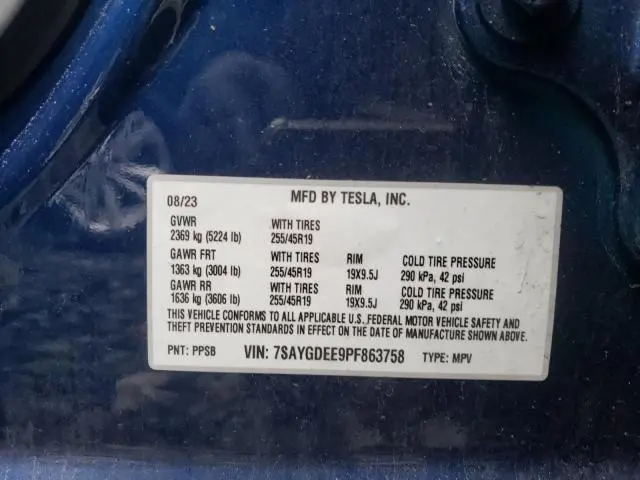 2023 TESLA MODEL Y   