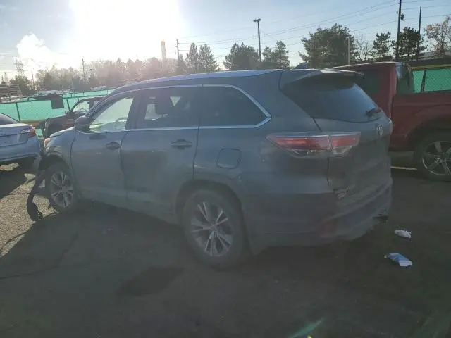2015 TOYOTA HIGHLANDER XLE  