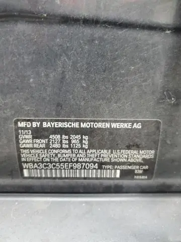 2014 BMW 320 I XDRIVE  