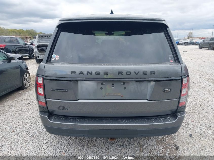 2017 LAND ROVER RANGE ROVER 5.0L V8 SUPERCHARGED