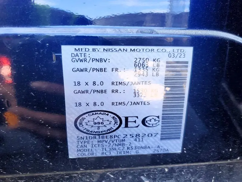 2023 NISSAN PATHFINDER SV  
