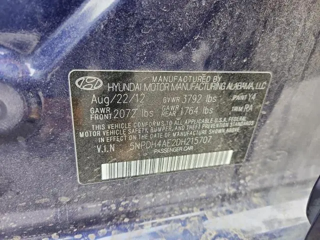 2013 HYUNDAI ELANTRA GLS  