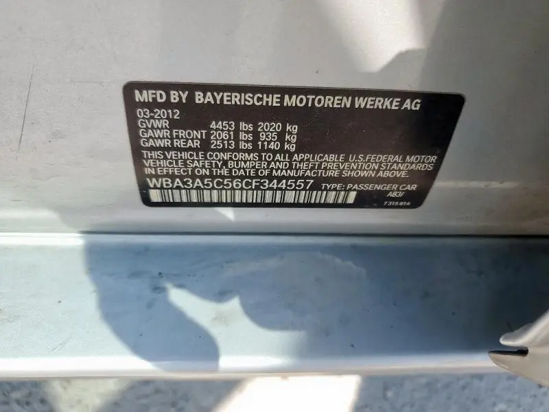 2012 BMW 328 I