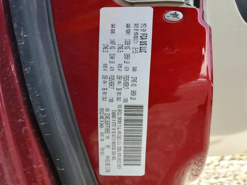 2015 CHRYSLER TOWN & COUNTRY TOURING  